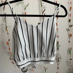 Striped Crop Top